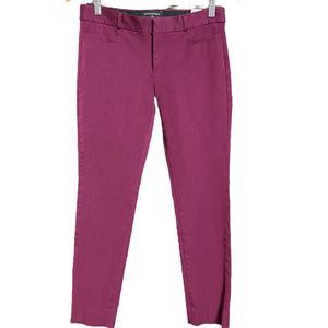 Banana Republic burgundy pants size 2 zipper closure